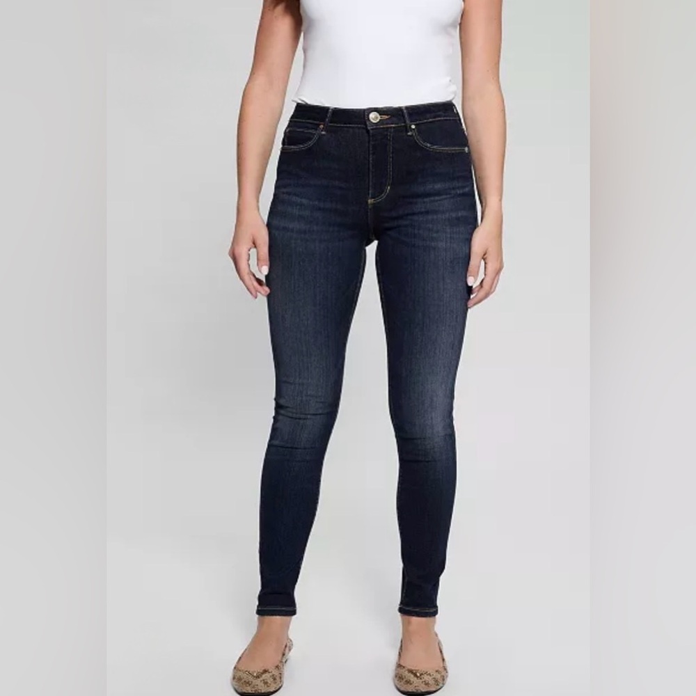 Guess Vintage Dark Indigo Women's 1981 Skinny Power High-Rise Jeans S